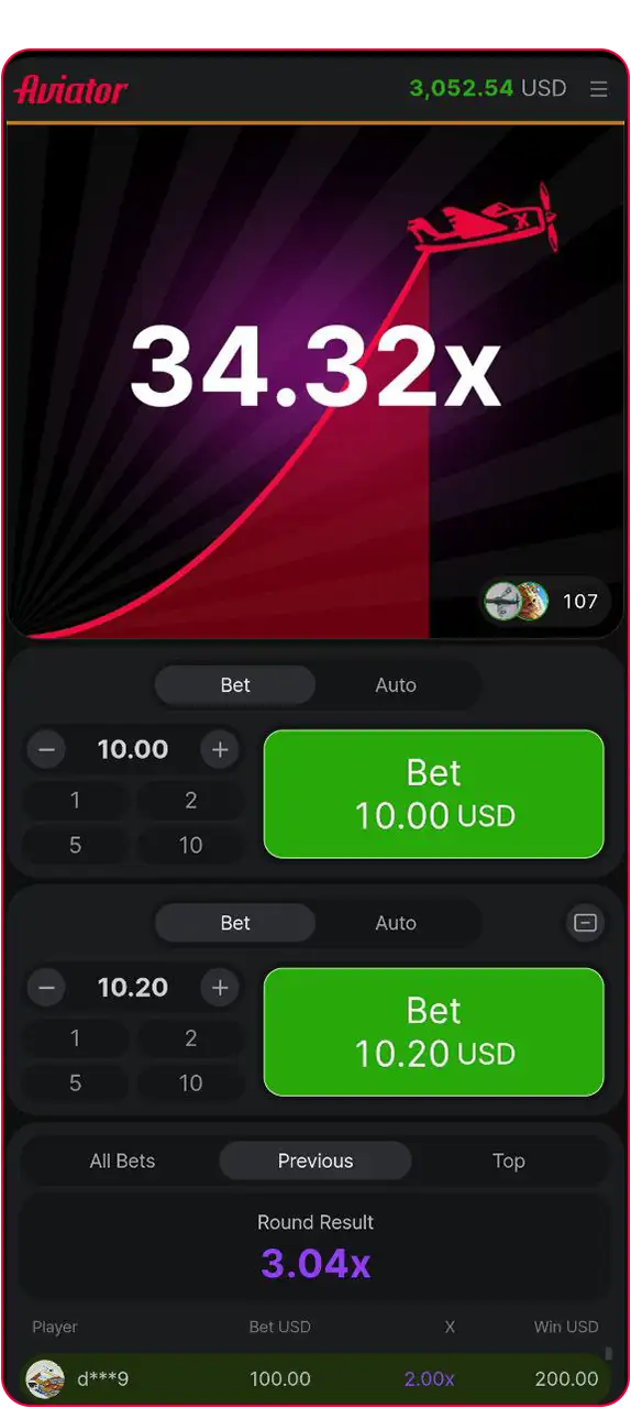 Aviator game Screenshot 2